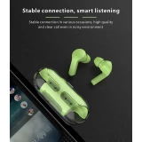 &Eacute;couteurs Bluetooth F80 Q26 Pro TWS avec &eacute;cran LED autonomie longue pour sport et jeu - Noir