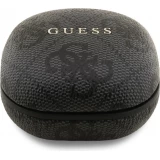&Eacute;couteurs Bluetooth Guess PU 4G Script Logo ENC TWS assistant vocal et autonomie 16h - Noir