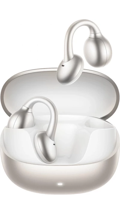 Bluetooth Kopfhörer JOYROOM JR-OE3 Open-Ear True BT 5.4 mit intelligentem Steuerung - Silber