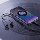 &Eacute;couteurs intra-auriculaires Acefast L2 avec connecteur USB-C microphone et t&eacute;l&eacute;commande 1.2 m - Noir