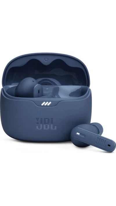 &Eacute;couteurs JBL Tune Beam Perfect Fit TWS Bluetooth avec r&eacute;duction de bruit et jusqu&rsquo;&agrave; 48h d&rsquo;&eacute;coute - Bleu