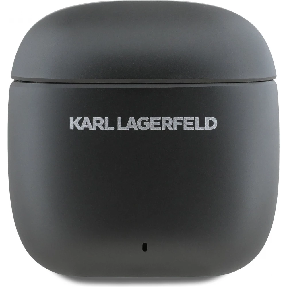 &Eacute;couteurs sans fil Karl Lagerfeld ANC/ENC TWS - Bluetooth, r&eacute;duction de bruit, charge rapide et autonomie 24h - Noir