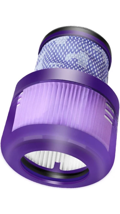 Filtre de rechange compatible pour aspirateur Dyson V10 Slim - Violet