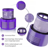Filtre de rechange compatible pour aspirateur Dyson V10 - Violet