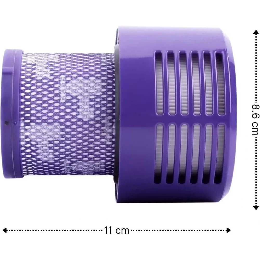 Filtre de rechange compatible pour aspirateur Dyson V10 - Violet