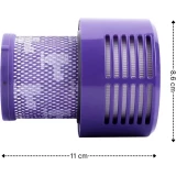 Filtre de rechange compatible pour aspirateur Dyson V10 - Violet