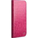 iPhone Air Case Hülle - Qialino Croco Flip Echtleder - Rosa