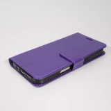 Fourre iPhone Air - Premium Flip cuir lisse porte-cartes - Violet
