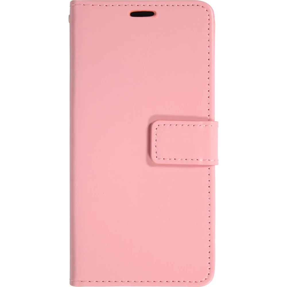 Hülle iPhone 17 - Premium Flip Leder Tasche - Hellrosa