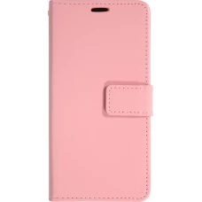Hülle iPhone 17 - Premium Flip Leder Tasche - Hellrosa