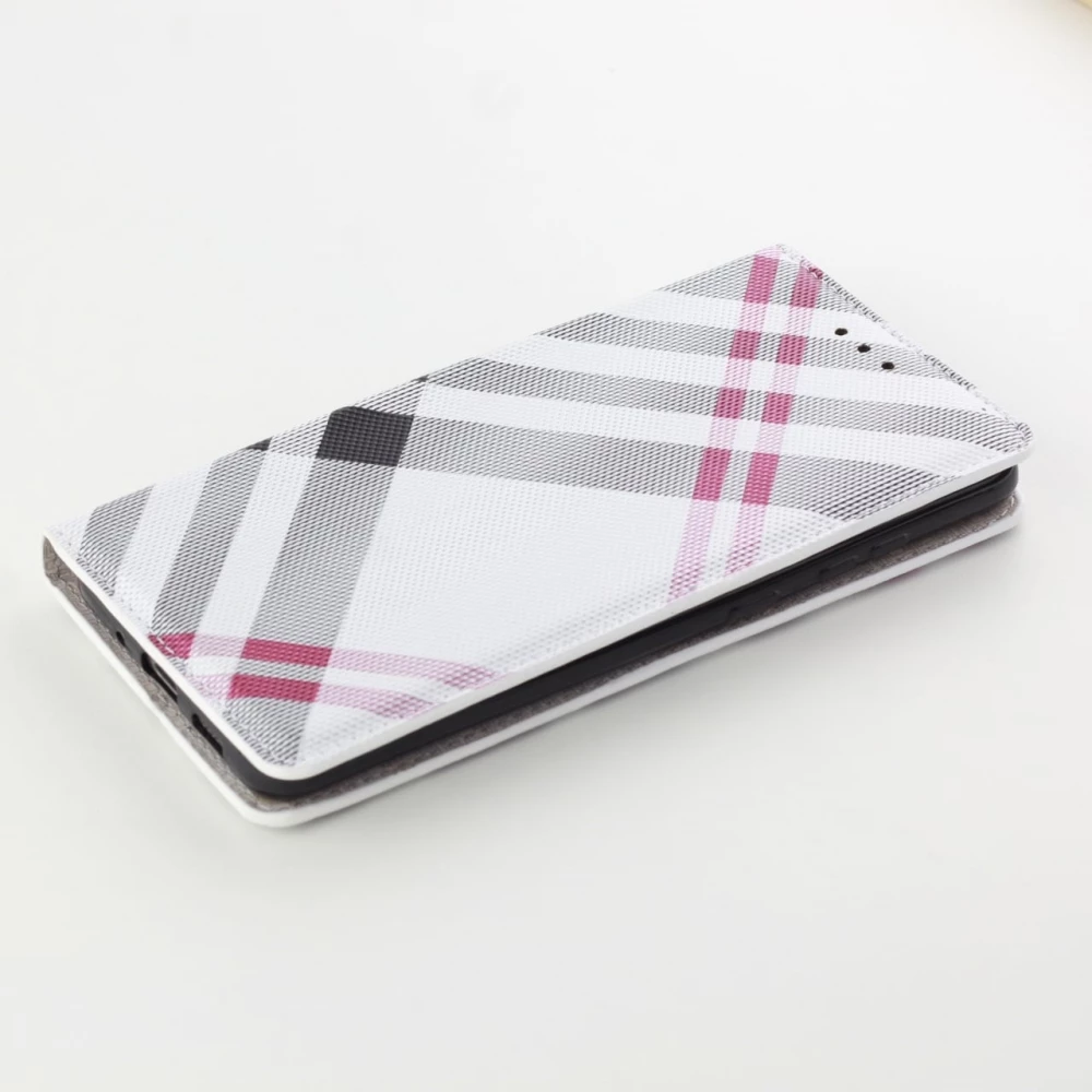 Hülle Samsung Galaxy S26 Ultra - Flip Lines - Weiss