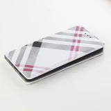 Hülle Samsung Galaxy S26 Ultra - Flip Lines - Weiss