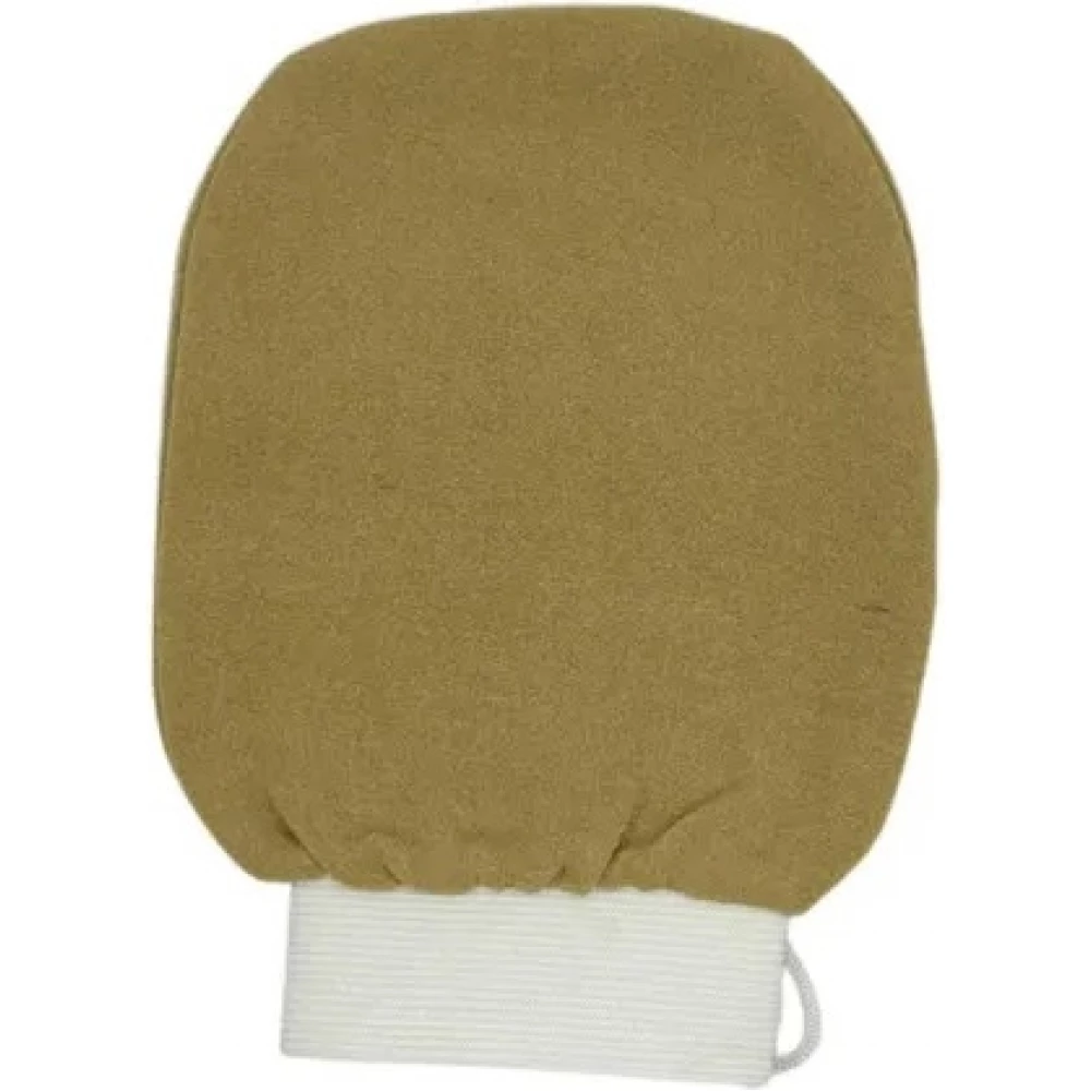 Gant exfoliant corps effet lisse et brillant gommage profond &eacute;limine peaux mortes - Brun