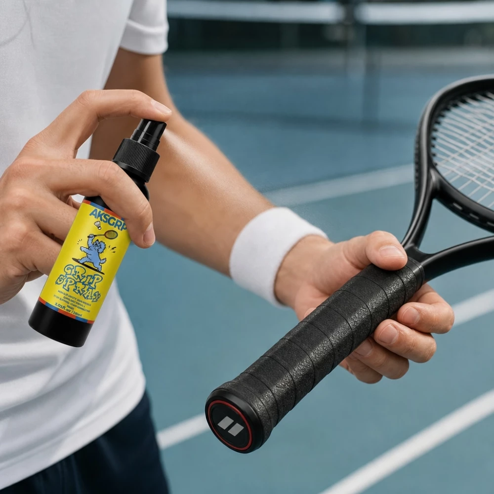 Grip Spray antid&eacute;rapant pour sports (padel, tennis, badminton, squash, fitness, golf) - 30 ml
