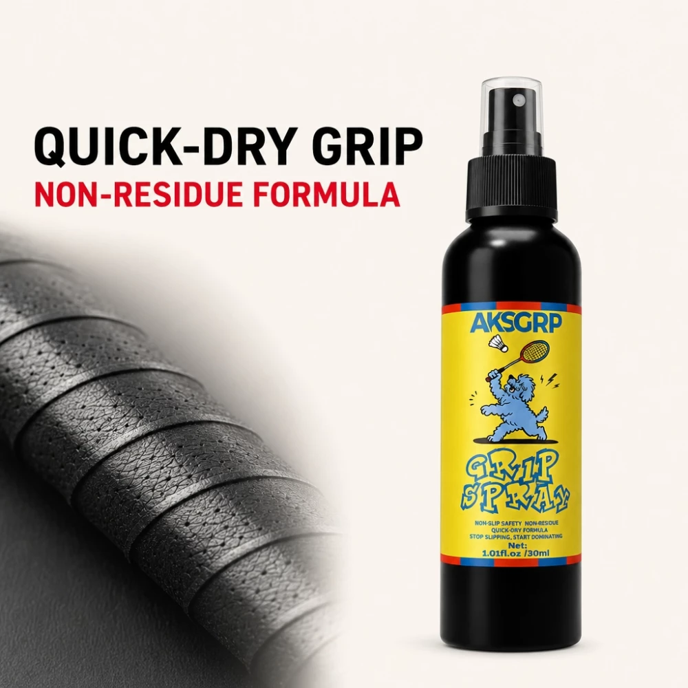 Grip Spray antid&eacute;rapant pour sports (padel, tennis, badminton, squash, fitness, golf) - 30 ml