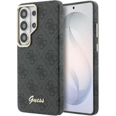 Galaxy S26 Ultra Case H&uuml;lle - Guess 4G Script MagSafe Magnetische elegante Schutz - Schwarz