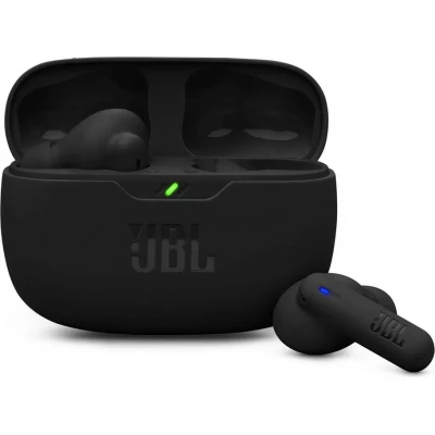 JBL Wave Beam 2 écouteurs Bluetooth TWS avec réduction de bruit active, son Pure Bass et 4 micros - Noir