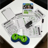 Jeu de soci&eacute;t&eacute; Vision Impossible avec lunettes &agrave; vision invers&eacute;e d&eacute;fis amusants et jeu d&rsquo;adresse en plein air
