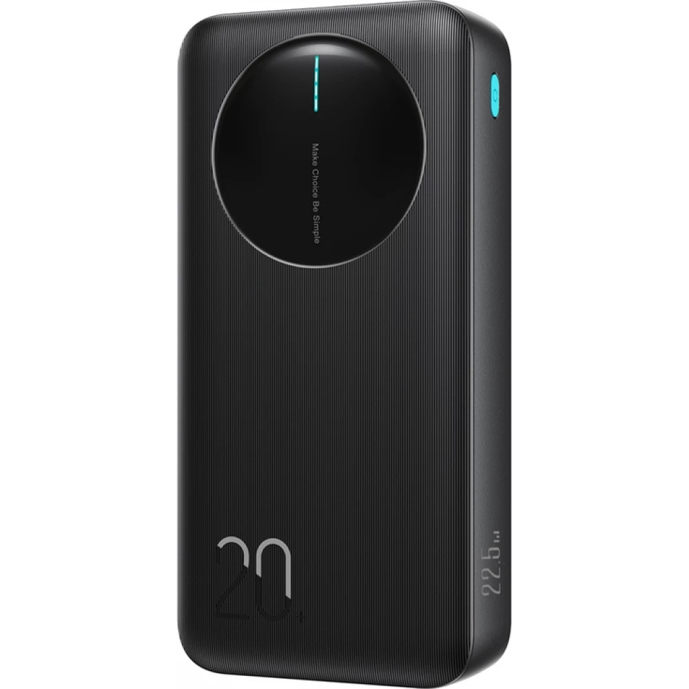 Joyroom JR-PBF14 Pro Powerbank 3 en 1 avec capacit&eacute; de 20000mAh 22.5W clean Design 2x USB-A 2.4 & 1x USB-C (In+Out) - Noir