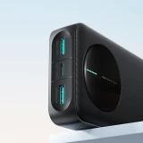 Joyroom JR-PBF14 Pro Powerbank 3 en 1 avec capacit&eacute; de 20000mAh 22.5W clean Design 2x USB-A 2.4 & 1x USB-C (In+Out) - Noir