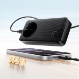 Joyroom JR-PBF14 Pro Powerbank 3 en 1 avec capacit&eacute; de 20000mAh 22.5W clean Design 2x USB-A 2.4 & 1x USB-C (In+Out) - Noir