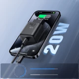 Joyroom JR-TCF20 chargeur rapide et compact USB-C PD 20W  - Noir