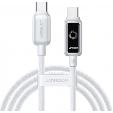 Joyroom S-A55 StarFlight câble charge rapide USB-C vers USB-C 100W (1.2m) - Blanc