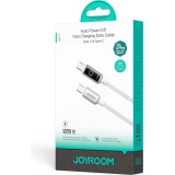 Joyroom S-A55 StarFlight câble charge rapide USB-C vers USB-C 100W (1.2m) - Blanc