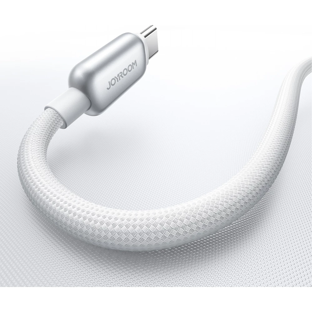 Joyroom S-A55 StarFlight câble charge rapide USB-C vers USB-C 100W (1.2m) - Blanc