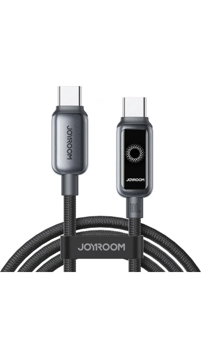 Joyroom S-A55 StarFlight câble charge rapide USB-C vers USB-C 100W (1.2m) - Noir