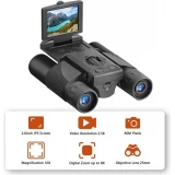 Jumelles Afterwave DT10 HD vision haute d&eacute;finition vision nocturne infrarouge grand objectif 8X25 mm mise au point automatique mat&eacute;riau ABS durable - Noir