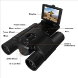 Jumelles Afterwave DT10 HD vision haute d&eacute;finition vision nocturne infrarouge grand objectif 8X25 mm mise au point automatique mat&eacute;riau ABS durable - Noir