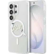 Coque Samsung Galaxy S26 Ultra - Karl Lagerfeld IML KC Script MagSafe protection &eacute;l&eacute;gante - Transparent