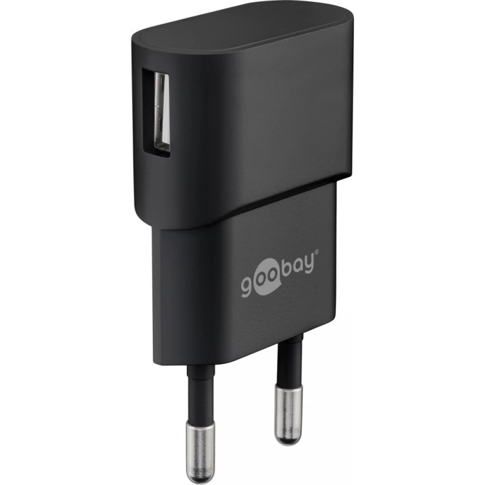 Kit chargeur Goobay 5W USB-C adaptateur secteur avec câble USB-C (1m) - Noir