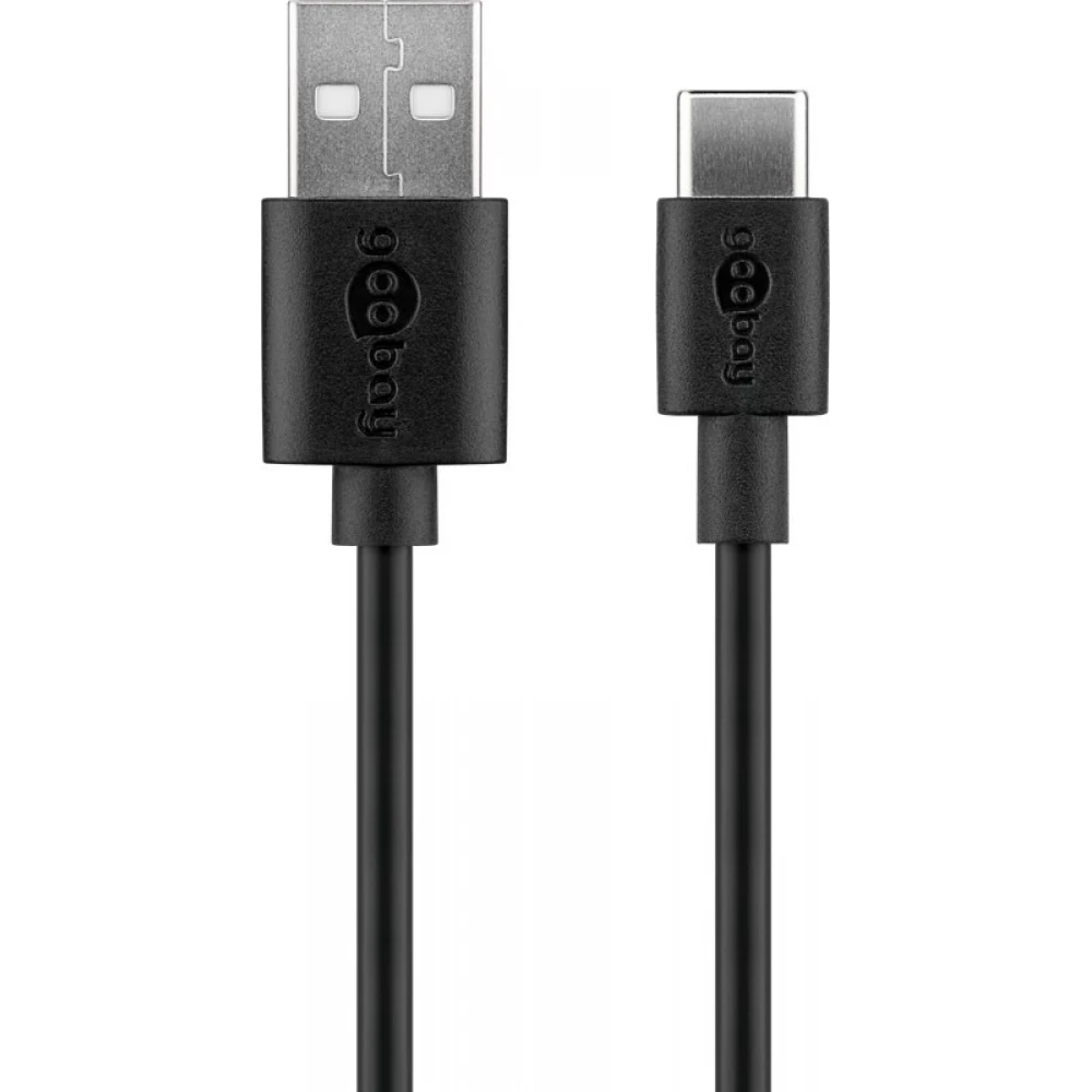 Kit chargeur Goobay 5W USB-C adaptateur secteur avec câble USB-C (1m) - Noir