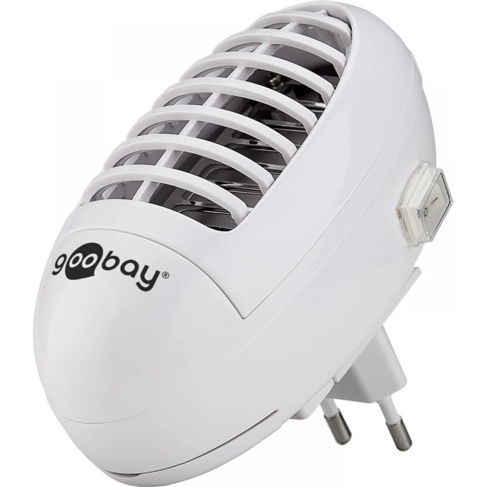 Lampe anti-moustiques UV LED Goobay piège à insectes électrique d’intérieur - Blanc