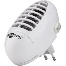 Lampe anti-moustiques UV LED Goobay piège à insectes électrique d’intérieur - Blanc