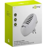 Lampe anti-moustiques UV LED Goobay piège à insectes électrique d’intérieur - Blanc