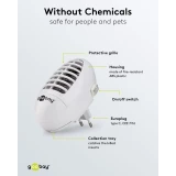 Lampe anti-moustiques UV LED Goobay piège à insectes électrique d’intérieur - Blanc