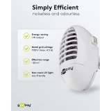 Lampe anti-moustiques UV LED Goobay piège à insectes électrique d’intérieur - Blanc