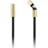 Lani&egrave;re Guess 4G pour smartphone avec c&acirc;ble USB-C int&eacute;gr&eacute; de charge rapide et charm - Noir