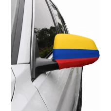 Lot de 2 housses pour rétroviseur voiture drapeau Colombie