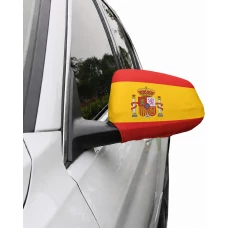 Lot de 2 housses pour rétroviseur voiture drapeau Espagne