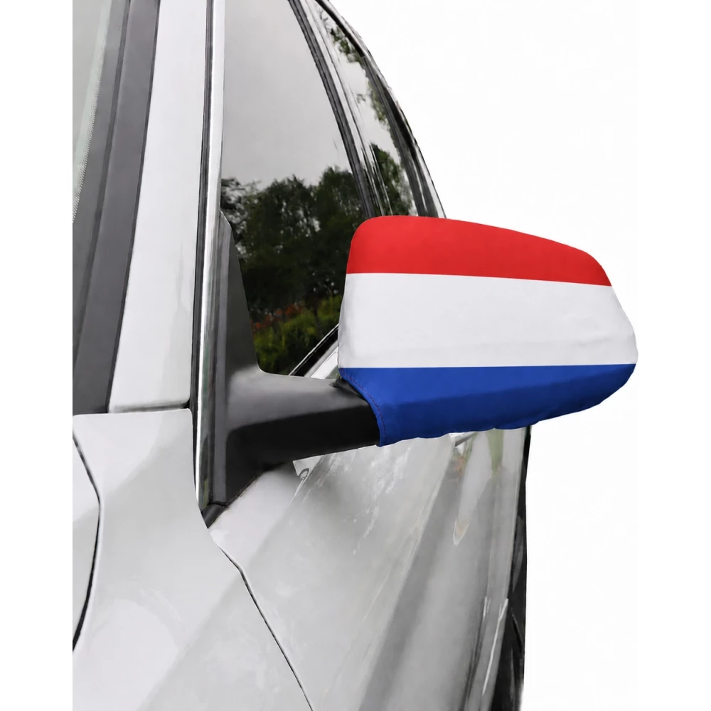 Lot de 2 housses pour rétroviseur voiture drapeau Pays-Bas
