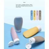 4er Set Reise-Tuben f&uuml;r Hautpflege: Lotion, Creme, Handgel, Duschgel 60 ml