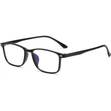 Lunettes anti-lumi&egrave;re bleue et la fatigue oculaire design Y2K unisexes verres transparents pour &eacute;crans confort visuel - Noir
