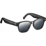 Lunettes de soleil intelligentes avec caméra AI 8 MP HD 4K avec traduction WIFI+Bluetooth transmission en temps réel - Noir