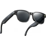 Lunettes de soleil intelligentes avec caméra AI 8 MP HD 4K avec traduction WIFI+Bluetooth transmission en temps réel - Noir