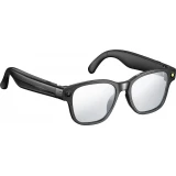 Lunettes intelligentes sans graduation avec caméra AI 8 MP HD 4K avec traduction WIFI+Bluetooth transmission en temps réel - Transparent