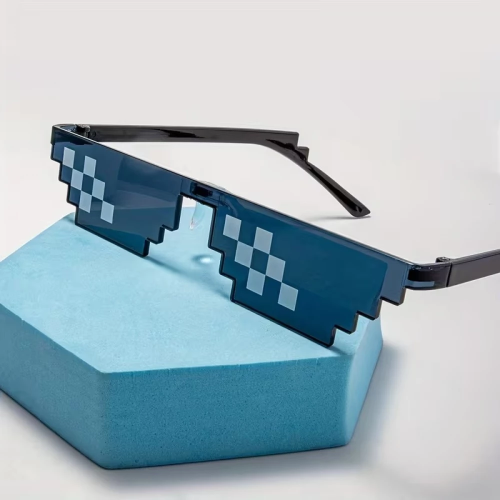 Thug Life Sonnenbrille Urban Style Trend-Accessoire f&uuml;r Partys und Festivals - Schwarz